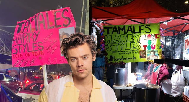 Comerciante es captada vendiendo afuera del concierto de Harry Styles: ¡Tamales Watermelon Sugar!