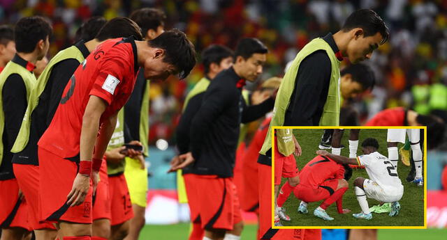 Qatar 2022: la selección de Corea del Sur hizo una reverencia a su hinchada tras derrota contra Ghana