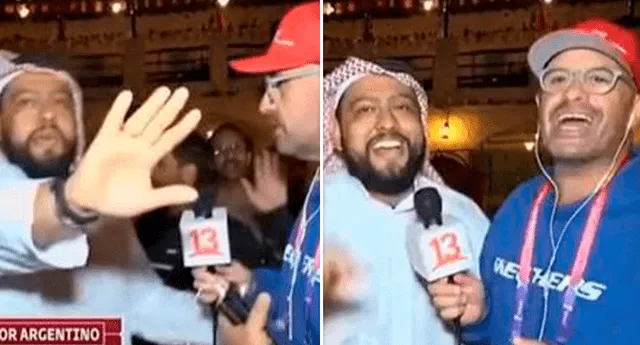 Bromistas mexicanos le hicieron pasar un mal momento a reportero argentino en Qatar. Foto: composición LOL/ TikTok: @deliberada_mentee