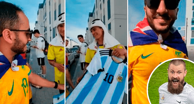 Hincha australiano y vendedor ambulante trolearon a la selección peruana por no clasificar al Mundial. Foto: composición LOL/ Libero
