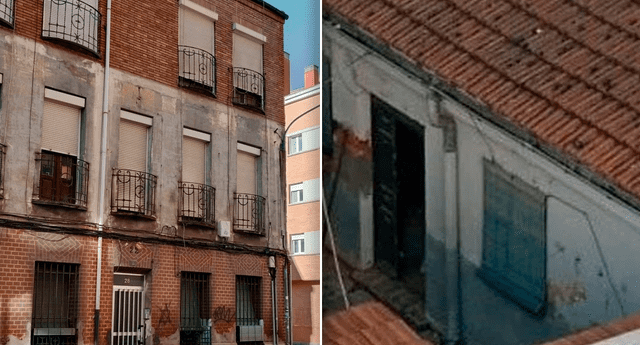 El hombre era el único que habitada en el edifico ubicado en la calle Bailarín Vicente Escudero. | Foto: composición LR/Clarín