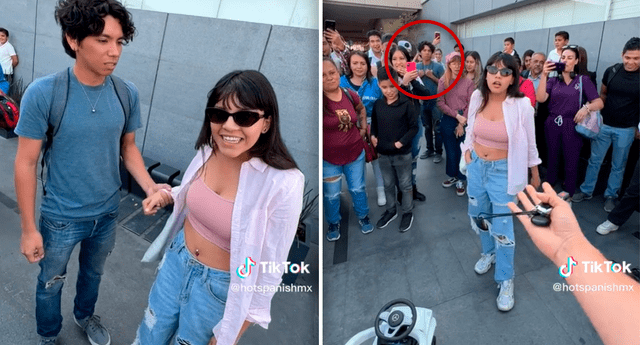 El clip logró acumular más de 29 millones de visualizaciones en TikTok. Foto: composición LR/TikTok/@hotspanishmx