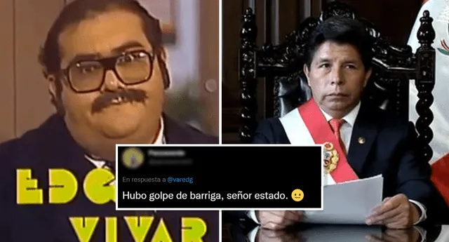 Edgar Vivar mostró su preocupación por la crisis politica en el Perú mediante Twitter.  Foto: composición LOL / Wiki / TV Perú / Twitter