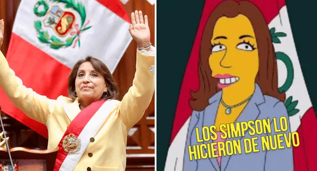 ¿"Los Simpson" predijeron a Dina Boluarte como sucesora de Pedro Castillo? Foto: composición LOL/difusión/Fox
