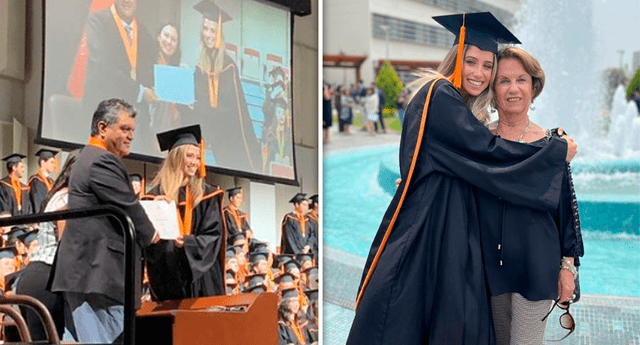 Karime Scander se graduó de la carrera de Comunicaciones en la Universidad de Lima. | Foto: composición LR/Karime Scander/Instagram