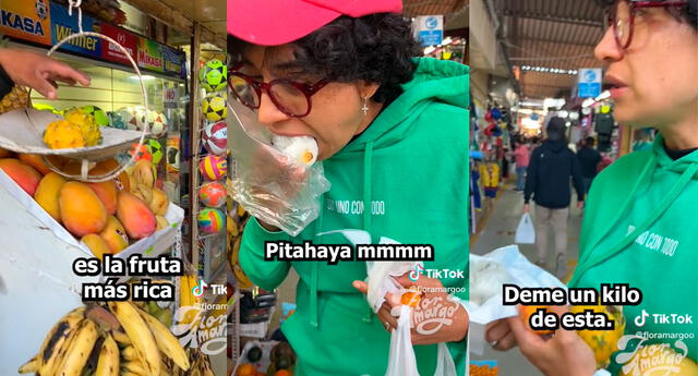 Mexicana compra 1kg de pitahaya por su buen sabor y usuarios le advierten: "No debiste comer 2"