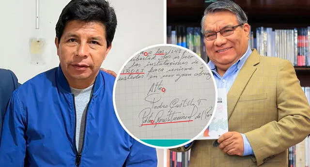 ‘Doctor Tilde’ corrige errores ortográficos en carta de Pedro Castillo y estallan las redes sociales