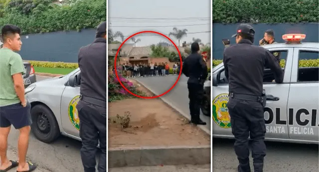 El video del tenso momento fue compartido por una usuaria en Facebook. | Foto: composición LR/captura de Facebook