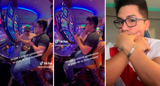 Sideral fue ampayado en un casino tras anunciar que no haría chocolatada navideña este 2022. Foto: composición LOL / TikTok: @kingtekaoficial