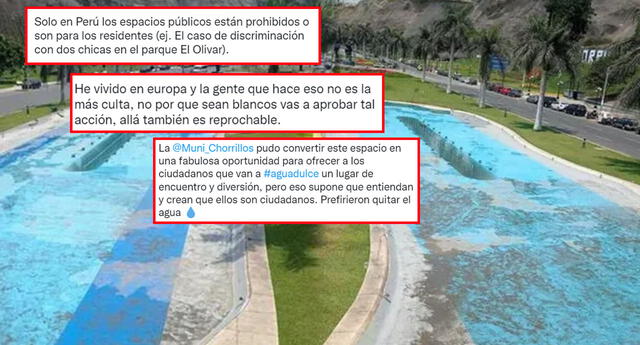 Quitan agua de pileta que fue usada como pisicina en Chorrillos y usuarios enfurecen: "No es la forma"