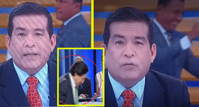 Jimmy Chinchay se atraviesa en set durante noticiero EN VIVO y se hace viral: "Al estilo Alejandro Toledo"