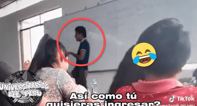 Profesor hace comentario desatinado a su alumna en plena clase y video se hace viral en redes sociales. Foto: ccomposición LOL / TikTok: @universitarios.del.peru