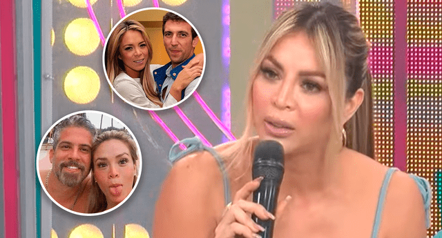 Sheyla Rojas visitó el set de "Amor y fuego" y mencionó a sus exparejas | Foto: composición LR/captura de Willax TV/Sheyla Rojas/Instagram