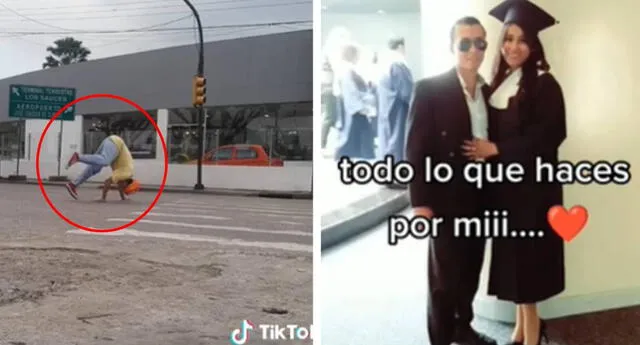 El clip se viralizó en las redes sociales. Foto: composición LOL/captura de TikTok/@jivana_laya