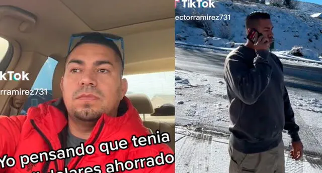 El clip superó los 15,4 millones de visualizaciones.  Foto: composición Lol/captura de TikTok/@hectorramirez731