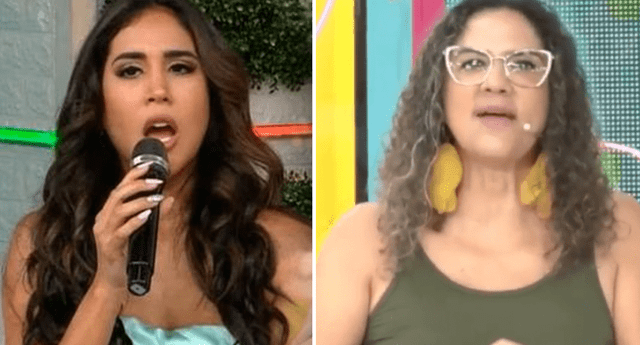 Melissa Paredes no soportó las predicciones de Mónica Galliani. Foto: composición LOL / Panamericana Televisión / Willax TV