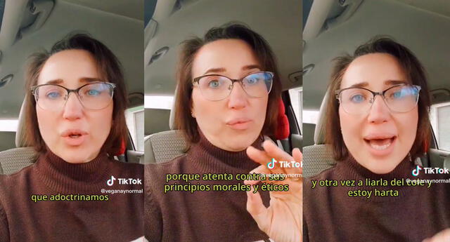 El video superó los 1,4 millones de visualizaciones. Foto: composición LOL/captura de TikTok/@veganaynormal