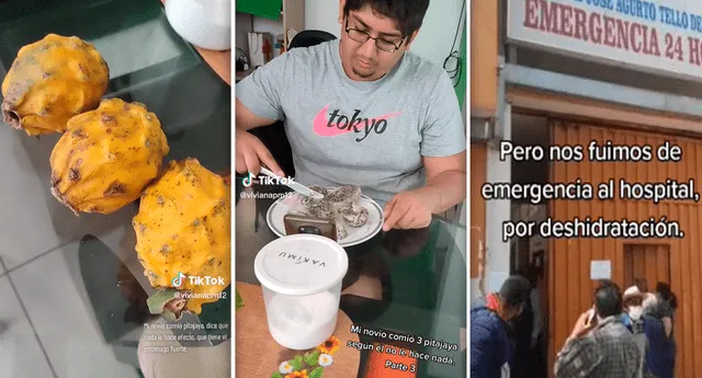 El joven pensó que la fruta no tendría ningún efecto en su organismo. Foto: composición LR/TikTok/@vivianapm12