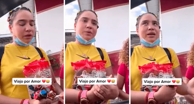 El video en el que aparece la mujer contando su historia sumó más de 3 millones de visualizaciones en TikTok. Foto: composición LR/captura de TikTok