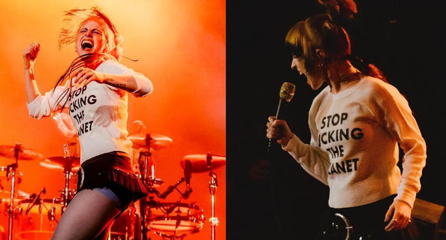 La cantante hizo una pausa a sus temas para calmar a sus fans. Foto: darlingslouie/Paramore Chile