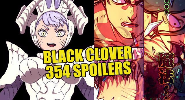Black Clover 354 Spoilers sorprenden con Acier Silva y Morgen | Foto: Composición