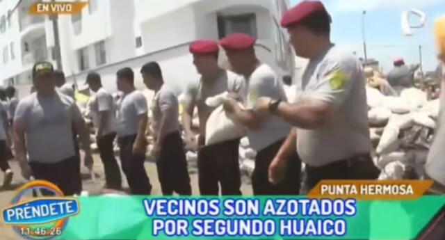 Muchos vecinos de distritos afectados mencionaron que no se acercan aún las autoridades. Foto: captura Panamericana TV