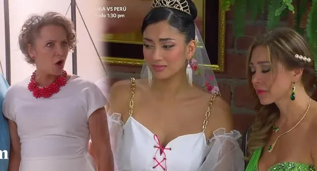 En la boda doble solo terminó casándose Jimmy y Kimberly. Foto: captura de América TV