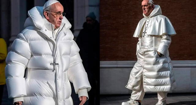 Las imágenes virales del papa Francisco habrían surgido de un foro en el ciberespacio. Foto: composición LOL/captura de Instagram