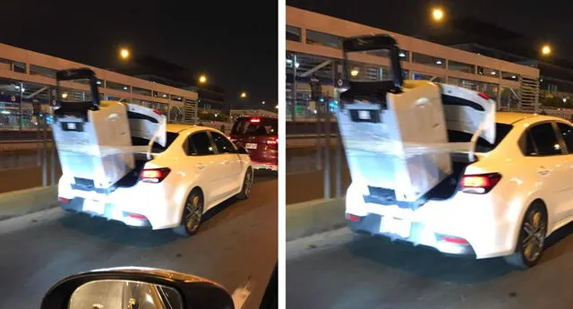 El video causó diversas reacciones en redes sociales y se hizo viral. Foto: composición LOL/captura de Twitter/solopasaenperu