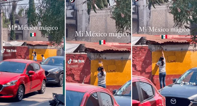 La mujer no dejó pasar la oportunidad para ahorrarse alguito de luz. Foto: composición LR/TikTok/@_ivan70