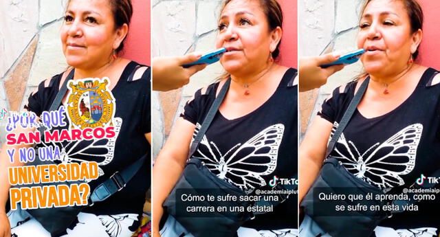 Las declaraciones de la mujer se volvieron tema de conversación entre los usuarios. Foto: captura TikTok/@AcademiaIPluton