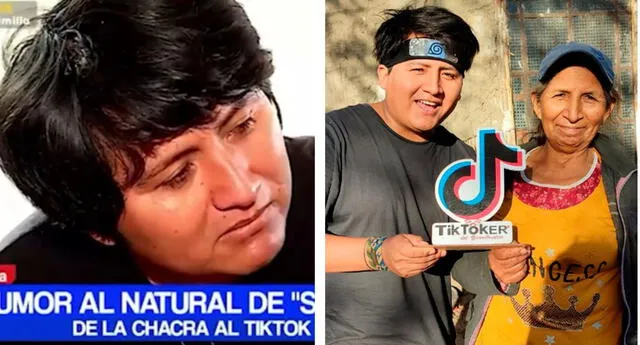 El tiktoker tuvo significativas hacia sus padres, quienes se conmovieron al verlo llorar. Foto: captura Latina Televisión/Instagram/Sibenitoo