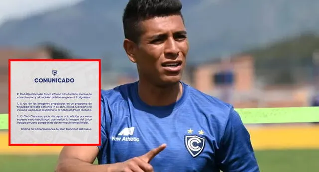 El club no se quedó de brazos cruzados y envió un comunicado a la opinión pública. Foto: América TV/Twitter/Cienciano