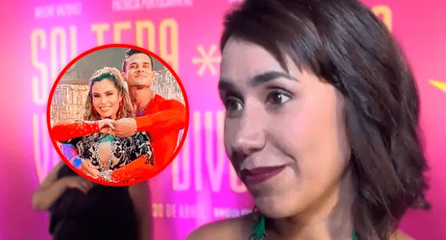 Patricia Barreto estuvo en el avant premiere de "Soltera, casada, viuda, divorciada". Foto: composición LOL/Ethel Pozo/Instagram/captura de Willax TV