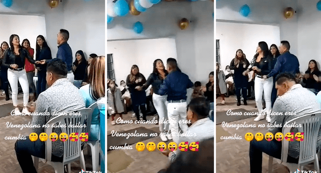 El video de la joven bailando llamó la atención de lo usuarios en TikTok. Foto: composición LOL/TikTok/@Gleidyperez0