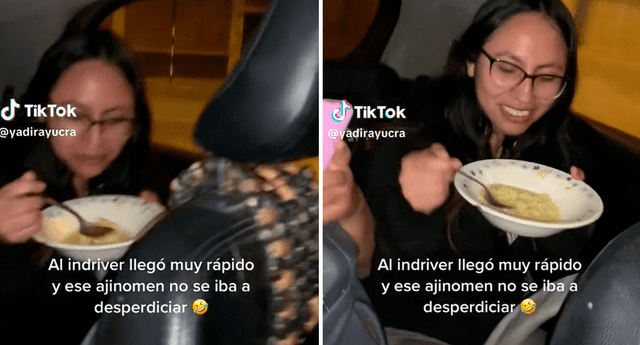 El video del singular momento sumó miles de reproducciones en TikTok. Foto: composición LR/@Yadirayucra