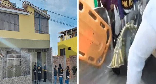 El delincuente fue capturado por los residentes de la vivienda. Foto: composició LOL/Captura de América TV/La República