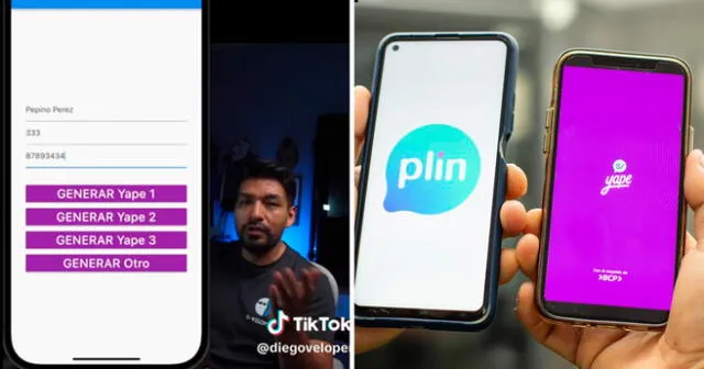 Conoce cómo evitar las estafas al usar las billeteras digitales. Foto: composición LOL/captura de TikTok/@Diegoveloper