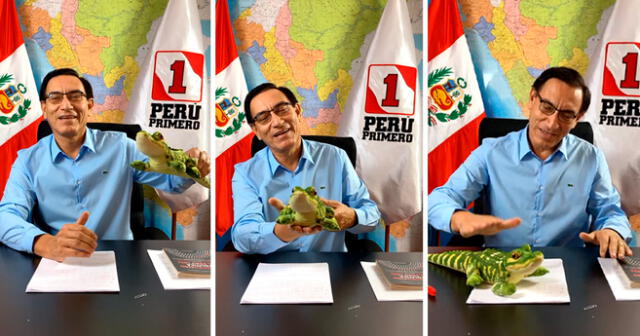 Martín Vizcarra sorprendió al presentar su curiosa mascota durante una transmisión en vivo.