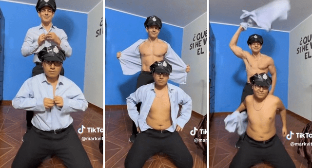 Mark Vito y su sensual baile que enciende temperatura en TikTok. Foto: composición de Alvaro Lozano/LR/TikTok