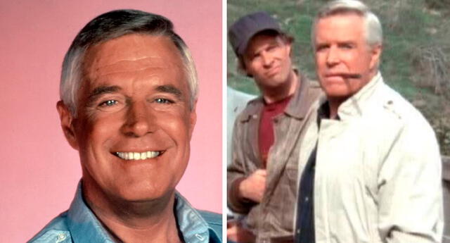 George Peppard, uno de los actores más queridos y recordados de la serie "Los magníficos". Foto: composición LOL / @ElMundo / @GeorgePeppard_fan