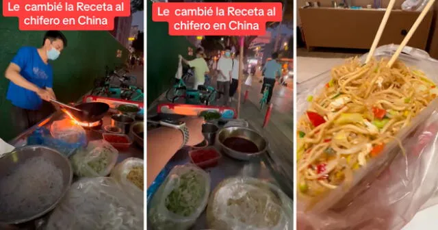 El peruano sorprendió al demostrar cómo se cocina el exquisito platillo durante su viaje al país asiático. Foto: composición Lol/captura de TikTok/@GinoAtaurima