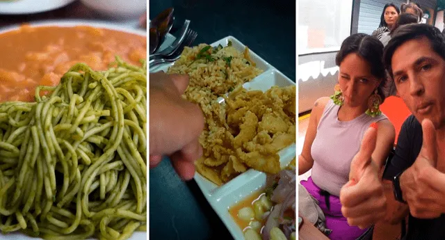 Turistas quedaron satisfechos con la gastronomía peruana. Foto: composición LOL/@Cocomagio/TikTok