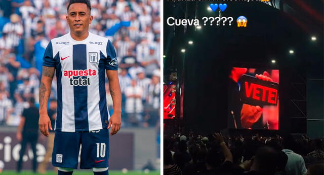 Christian Cueva no vive un buen presente en tienda blanquiazul y los hinchas muestran su malestar. Foto: composición LOL/capturas de Instagram/TikTok/@ChristianCueva/@AdriánHuertaRamir