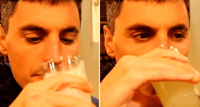 Esta es la reacción de un extranjero al pisco sour. Foto: Composición LR/TikTok/@danidmpe