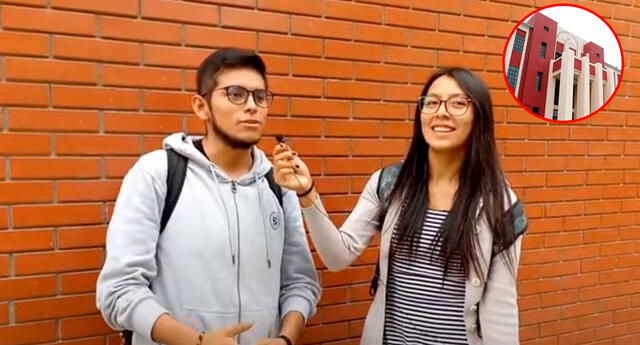 Los estudiantes animaban a los aún postulantes a seguir perseverando e intentando ingresar a la UNI. Foto: composición LOL / capturas de YouTube / @JoyZavala