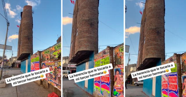 La curiosa construcción asombra a los vecinos de la ciudad de Huancayo. Foto: composición LOL/captura de TikTok/@ValeryPascual.l