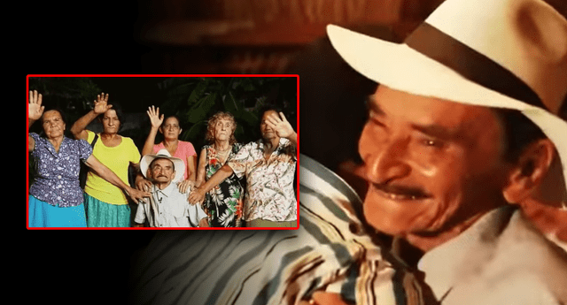 Víctor Carrillo, el hombre de 91 años con 5 esposas y 50 hijos. Foto: Composición LR/Capturas de Telemundo.