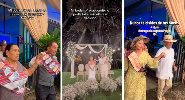 La joven contó que estaba muy feliz porque su boda fue como ella lo imaginó. Foto: composición LOL / capturas de TikTok / @EriverPeralta