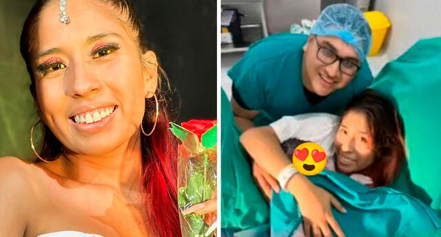 Azucena Calvay se convirtió en madre a los 21 años de edad. Foto: composición LR/Azucena Calvay Instagram/Jhonatan Chero Facebook